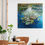 Thumbnail: White Water Lilies | 100 x 100 cm | 39 x 39 in