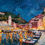 Thumbnail: Evening view of Vernazza harbor oil painting