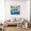 Thumbnail: Maritime seascape artwork with yachts styled above a neutral sofa