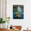 Thumbnail: White Water Lilies in the Pond painting | 60 x 80 cm | 24 x 31 in