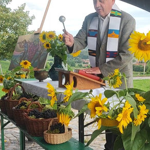 Segnung der ersten Traube