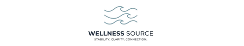 Wellness Source logo with wavy lines