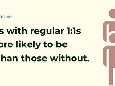 One on Ones for the Win