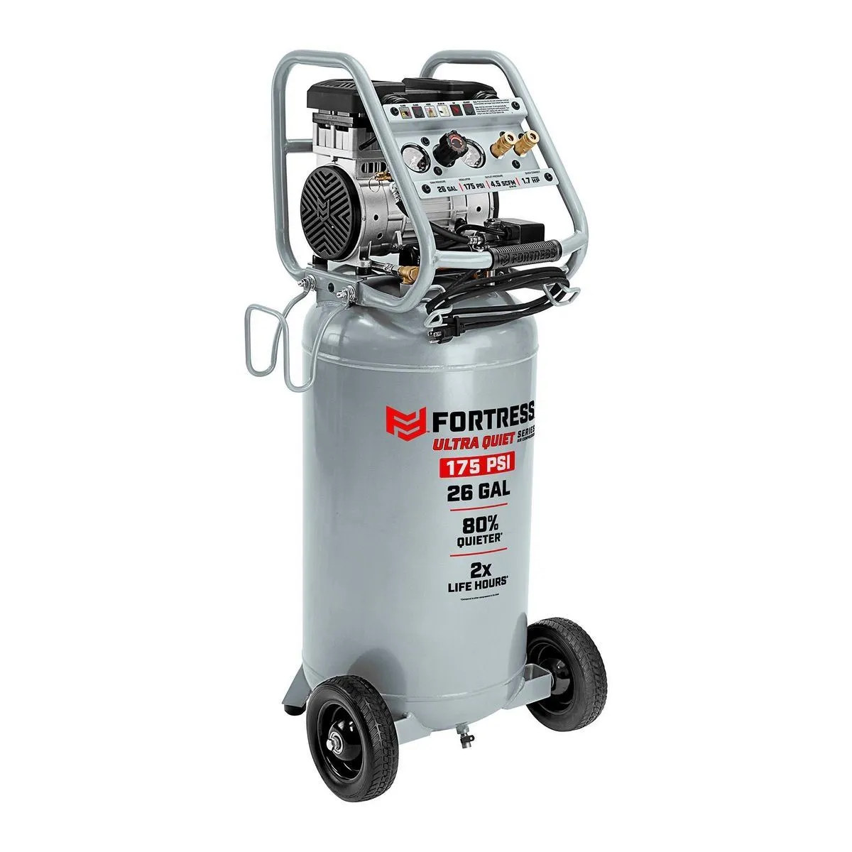 FORTRESS 26 Gallon Ultra Quiet Compressor