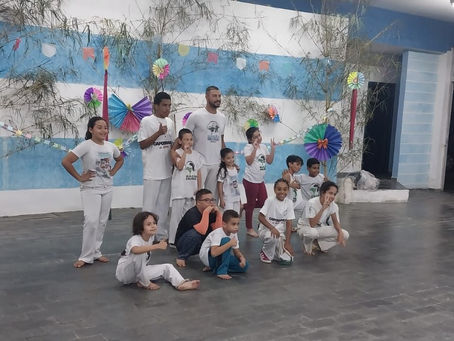 Projeto "Esporte Para Todos " Aula de Capoeira