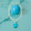 Thumbnail: Chained Turquoise Necklace