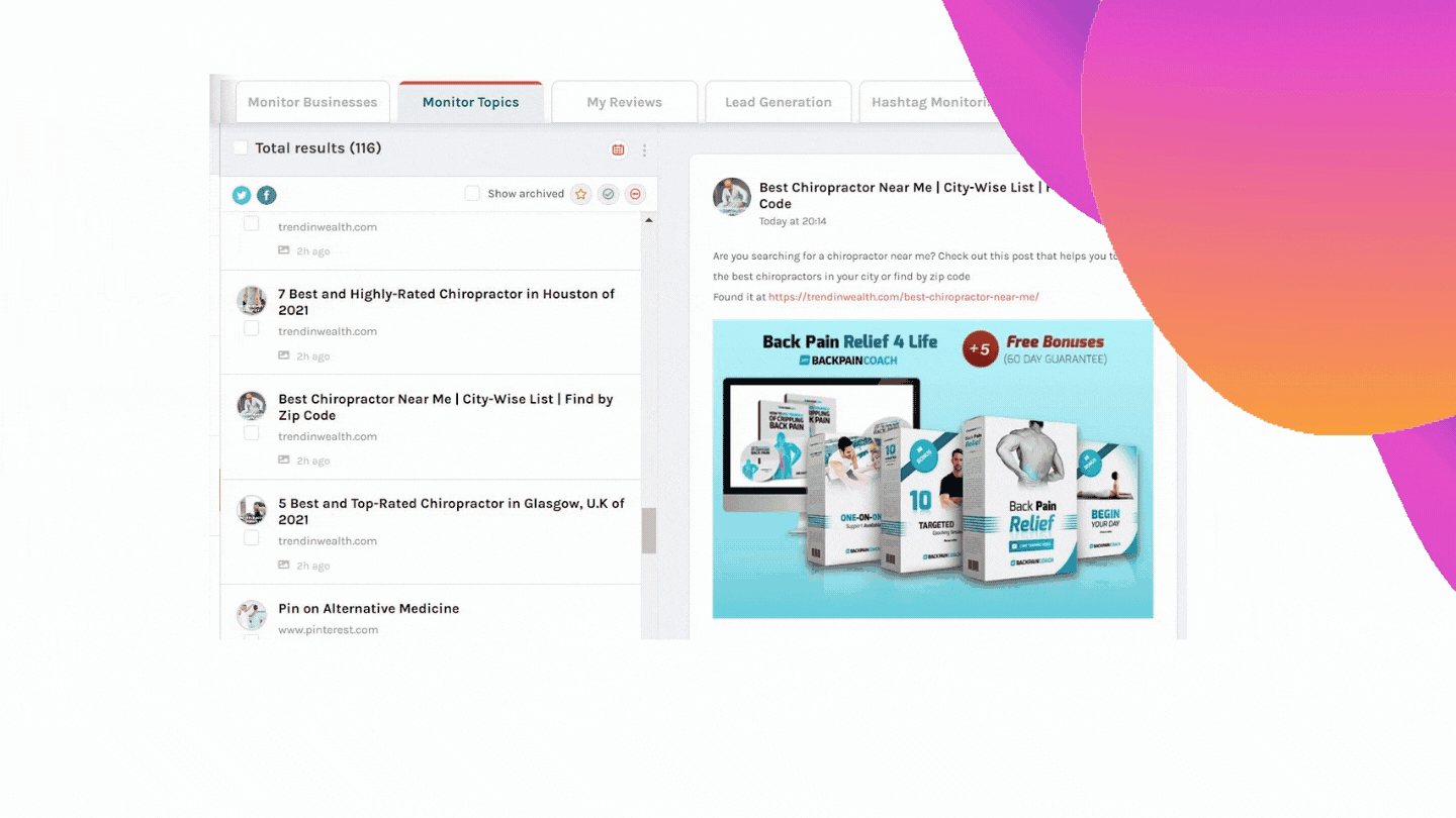 Orange and Violet Simple Startup Busines