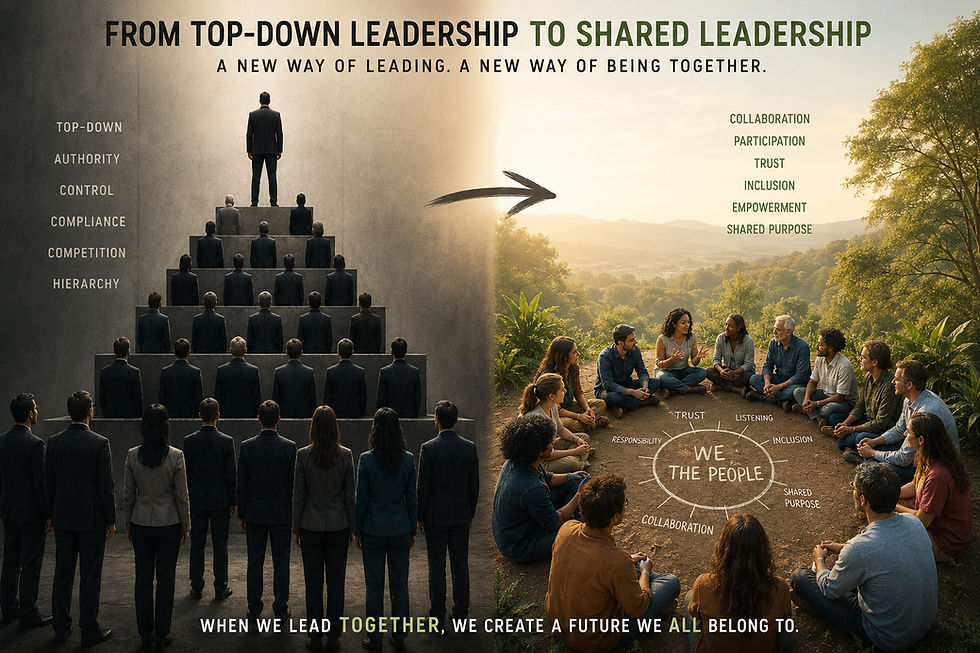 From Top-Down Leadership to Shared Leadership: The Evolution of How We Work Together