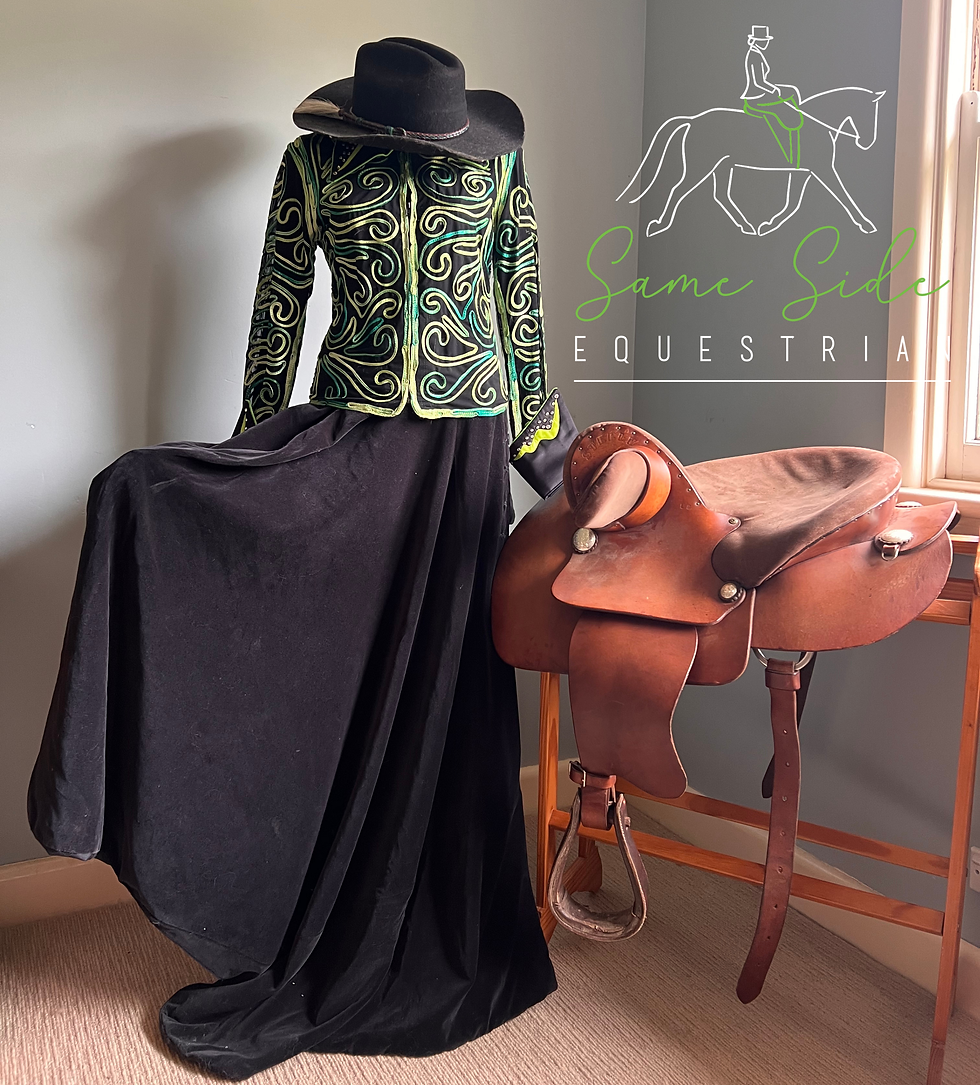 An example of western side saddle turnout - just for fun!
