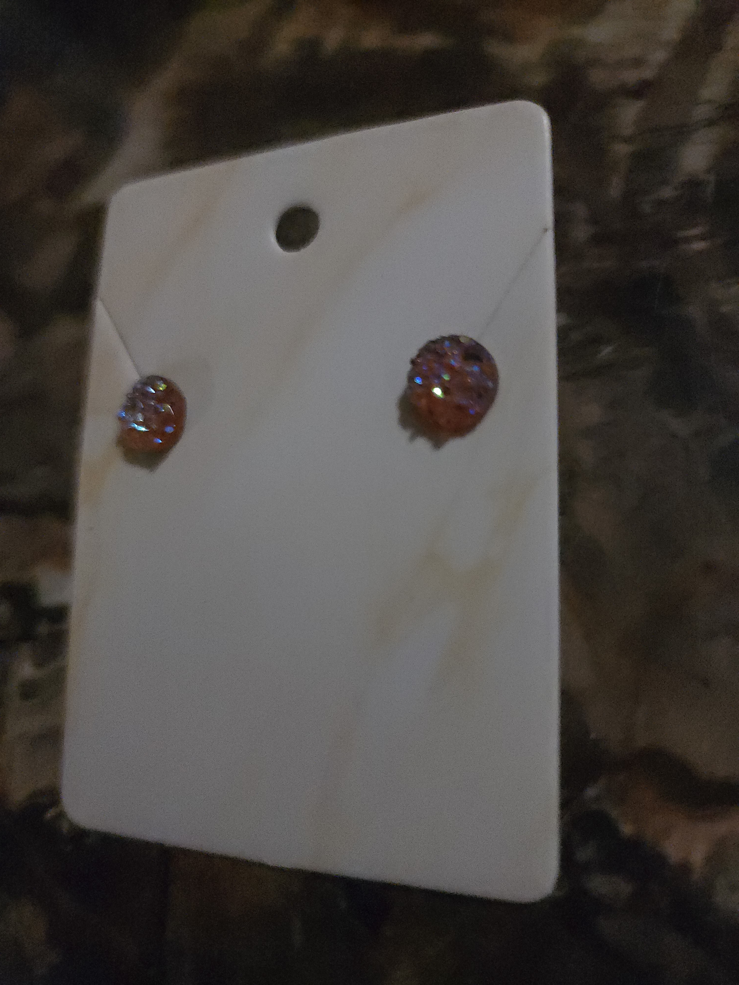 Small Pink Crystal Druzy