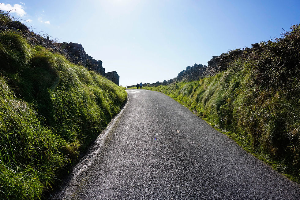 On the road to Doolin, Ireland
