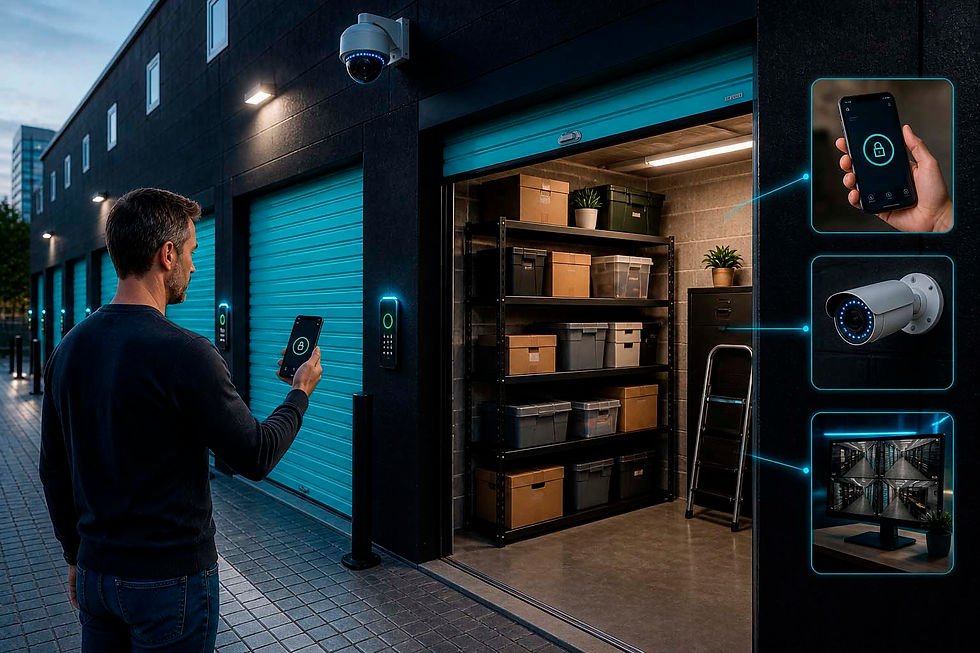 Integracion de tecnologia para optimizar el uso del espacio | Del just in time al just in space como el boom del ecommerce esta creando una nueva necesidad de trasteros personales
