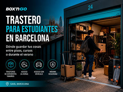 trasteros para estudiantes baratos barcelona | Trastero para estudiantes en Barcelona donde guardar tus cosas entre pisos cursos o durante el verano
