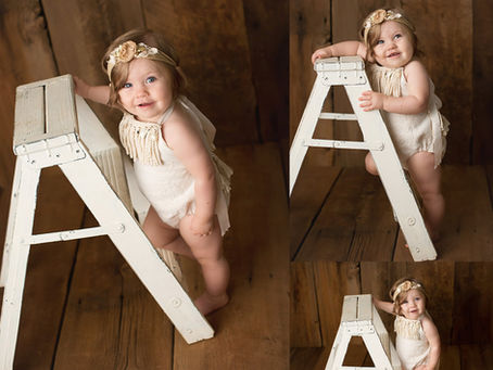 Macke is ONE! - Studio Milestone Cake Smash Session - Cincinnati, Northern Kentucky