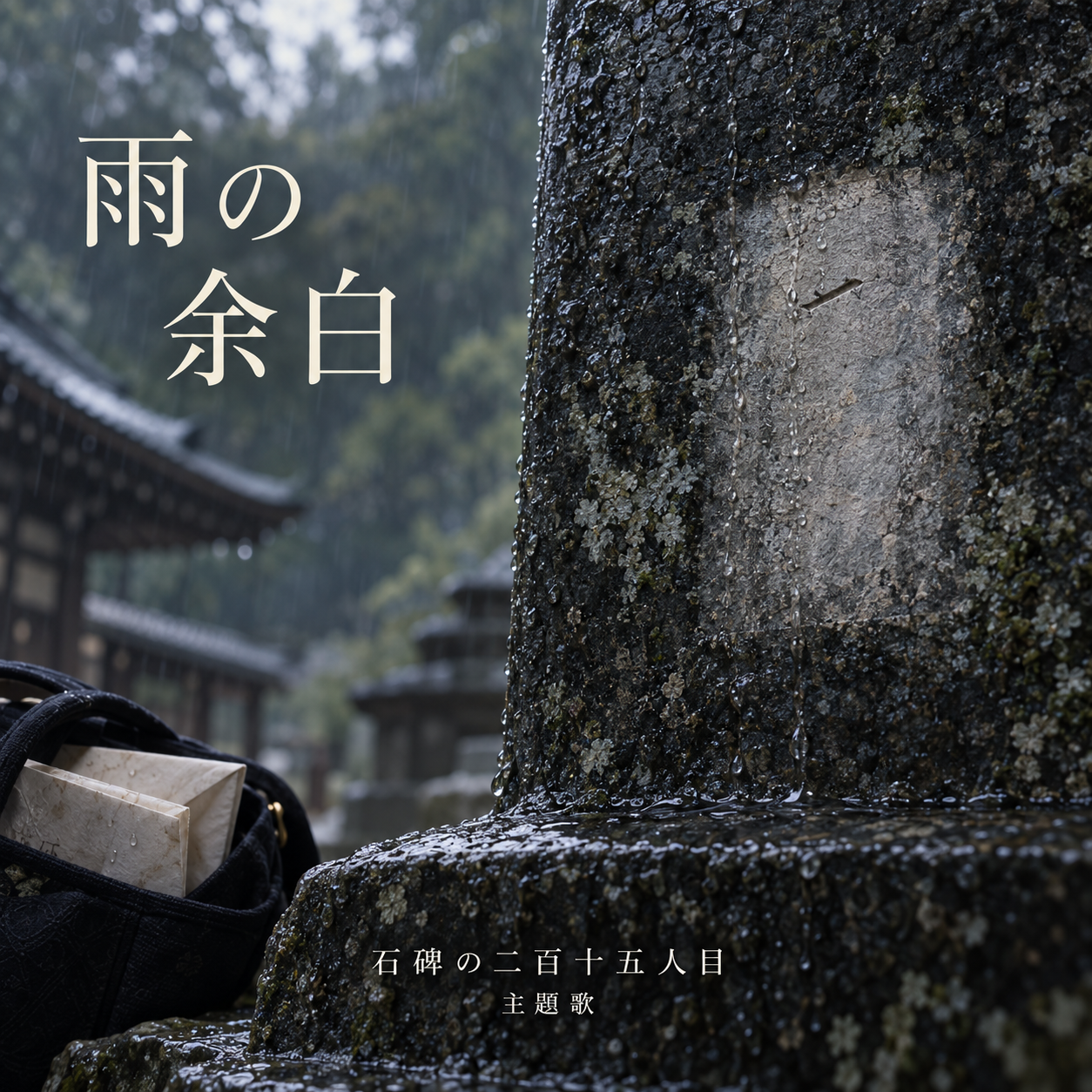 雨の余白のジャケット