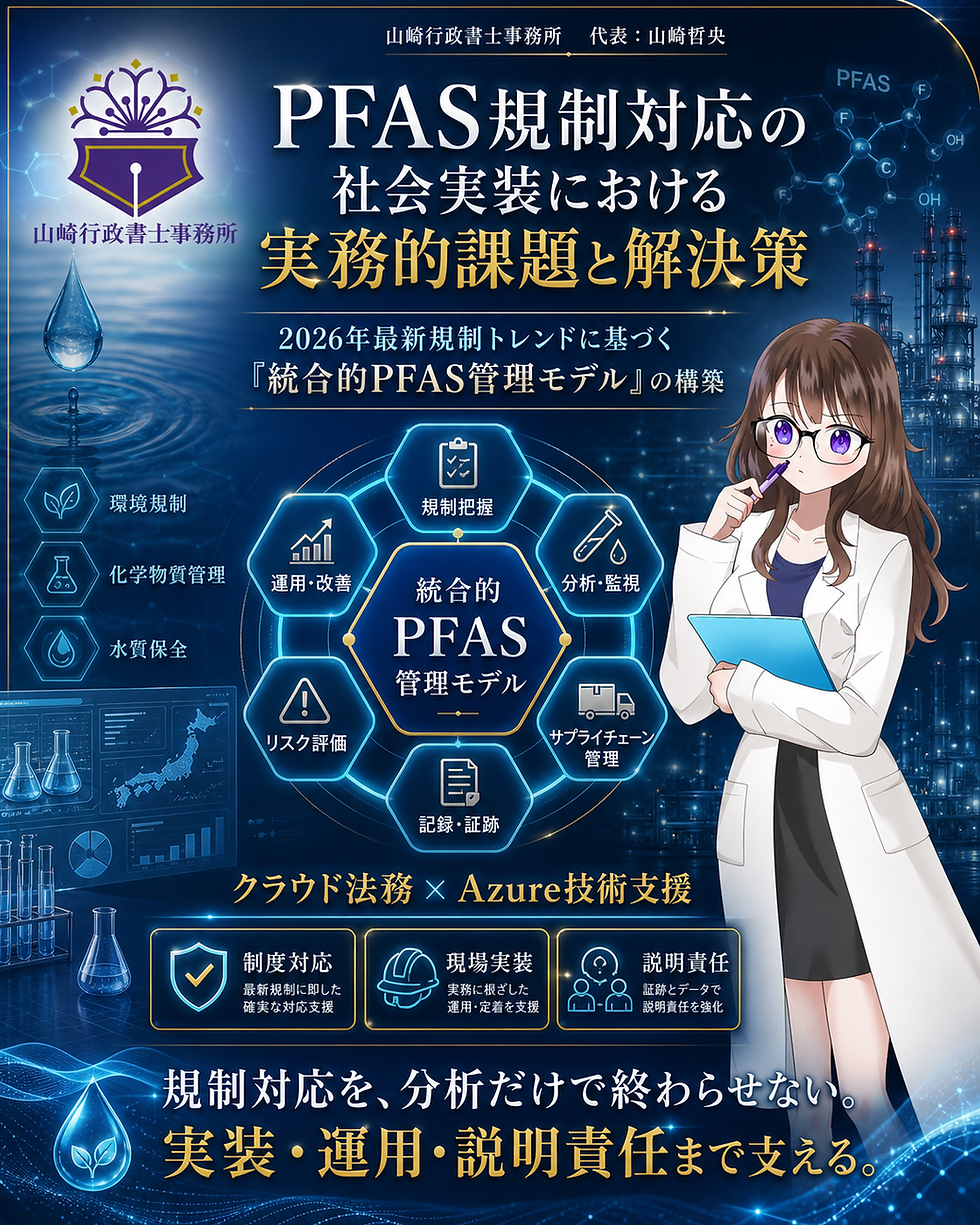 PFAS規制対応の社会実装における実務的課題と解決策:2026年最新規制トレンドに基づく「統合的PFAS管理モデル」の構築