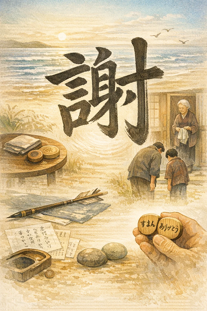 謝の字