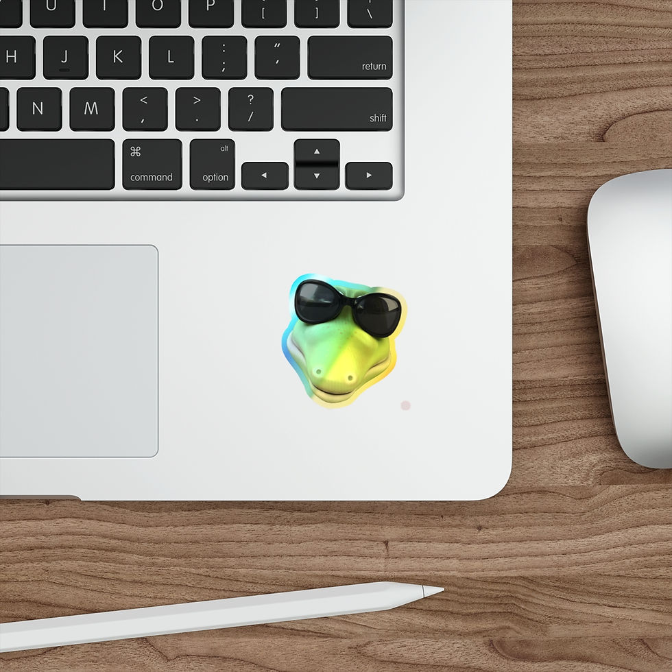 Thumbnail: Holographic Lizard Die-cut Stickers