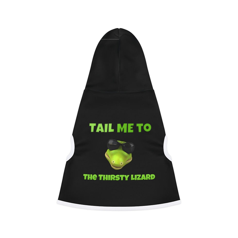 Thumbnail: Thirsty Lizard Pet Hoodie