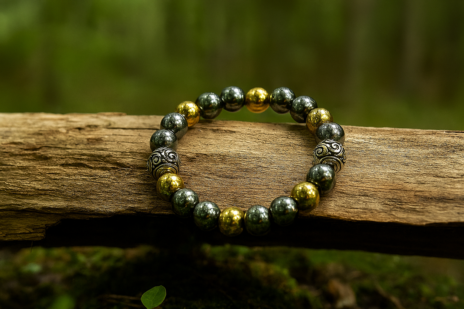 Silver and Gold Vibes Bracelet