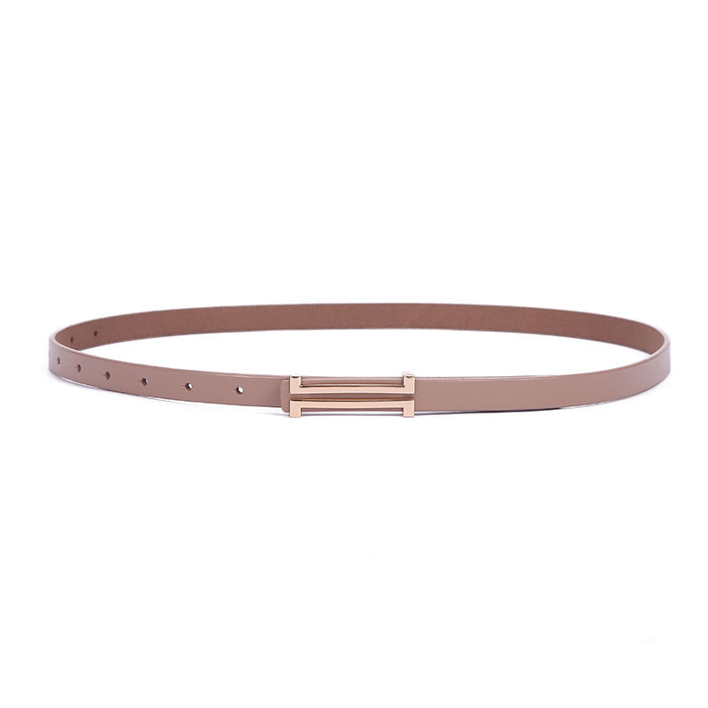 Miniatura: Designer new 100% Genuine leather belt women's fashion ink green decoration with