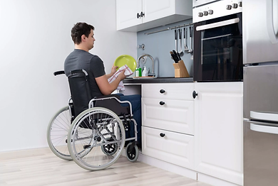 NDIS Home Modifications providing accessible kitchen