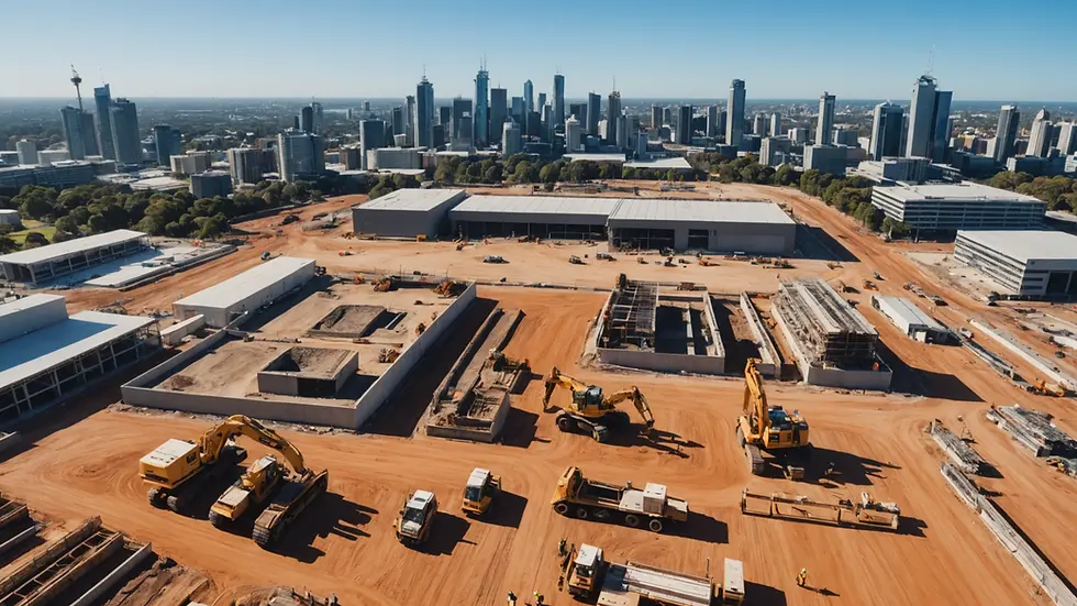 Construction site in Australia