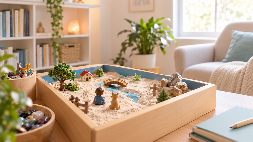 Psicoterapia infantil y juvenil: trauma, apego y Caja de Arena