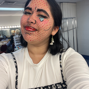 Roy Lichtenstein Pop Art Inspired Look for Final
