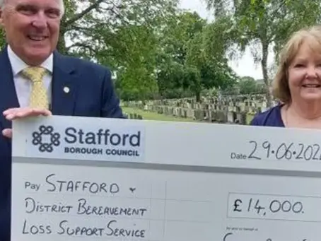 £14,000 Donation from Stafford Borough Council