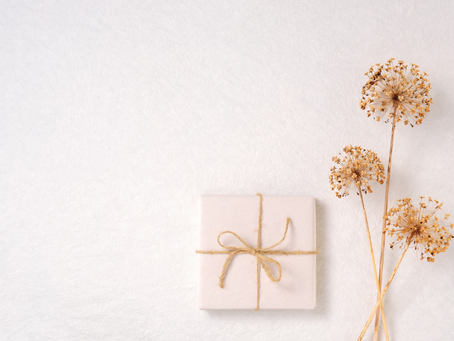 present and flowers 