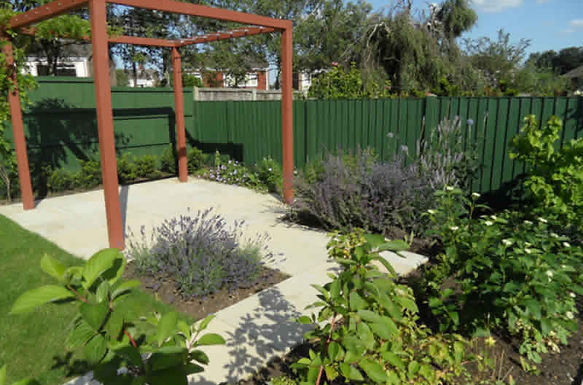 New garden transformation with layered planting designed to mature beautifully, delivering colour, structure and interest throughout the year as the garden evolves.