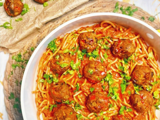 Budget Recipe 3: Umami “Plant Balls” With Tomato Spaghetti