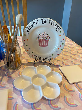 Paint Your Own Pottery Birthday Parties