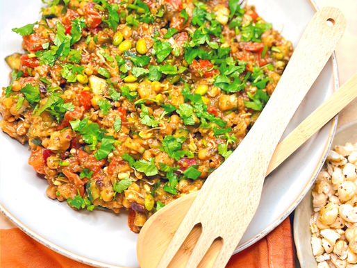 High Protein Chaat Salad