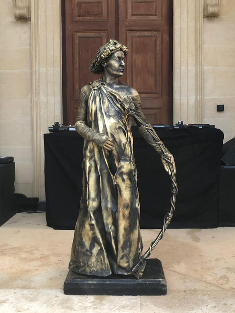Diana, Goddess of Hunting living statue