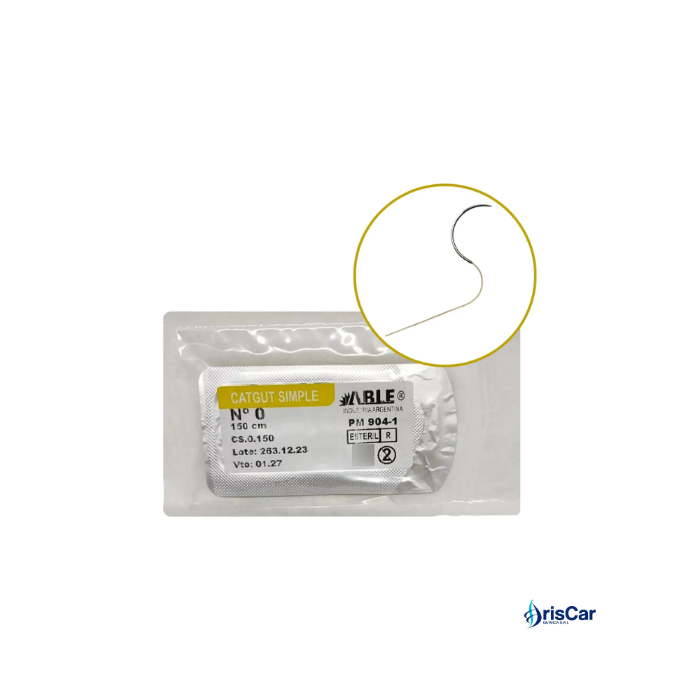 Catgut lento 1 1.5mt ABLE
