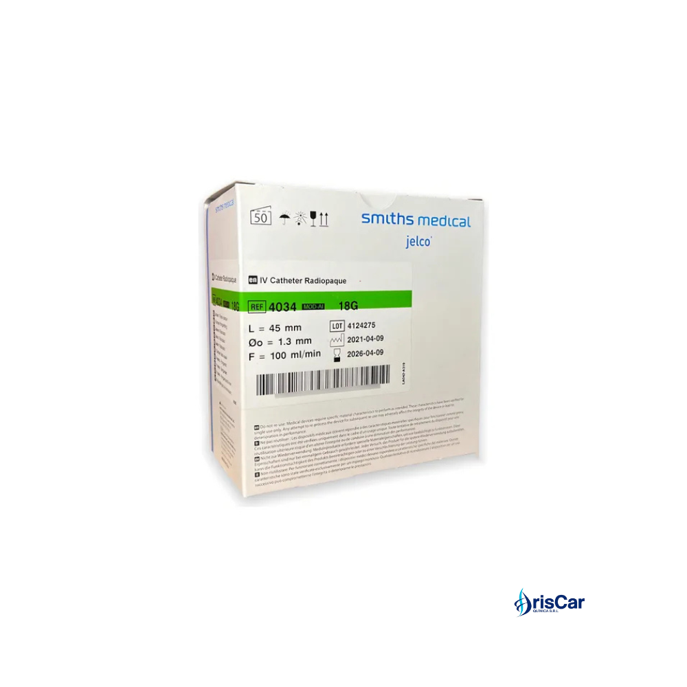 Cateter intravenoso 18G JELCO