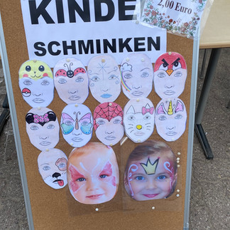 Kinderschminken Station