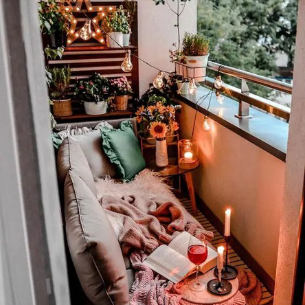 Het inrichten van een klein balkon