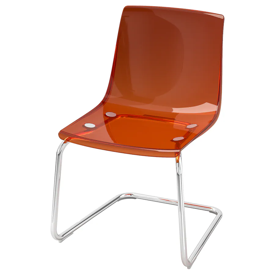 Ikea transparant eetkamerstoel