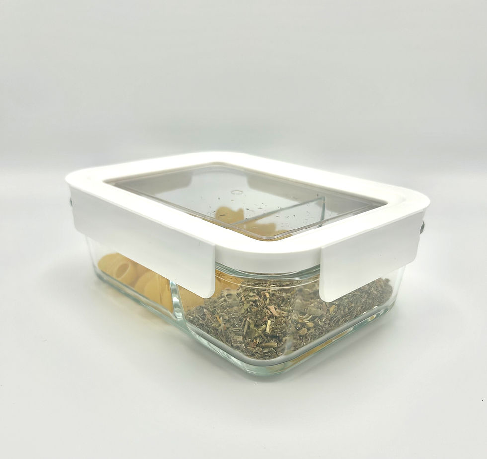 Glazen vershoudbox Leipzig