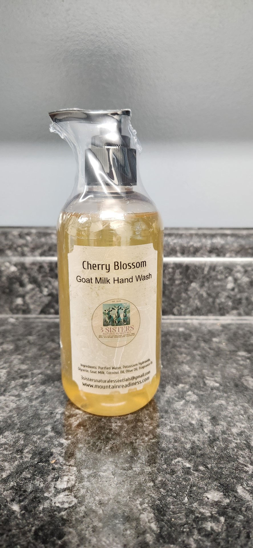 Cherry Blossom Goat Milk Hand Soap Mountain Readiness