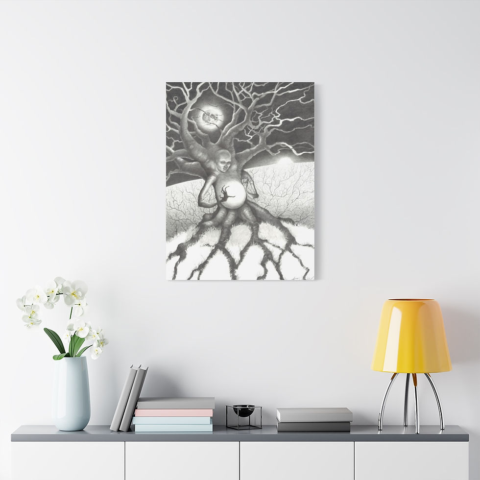Big Tree Pose (Matte Canvas)