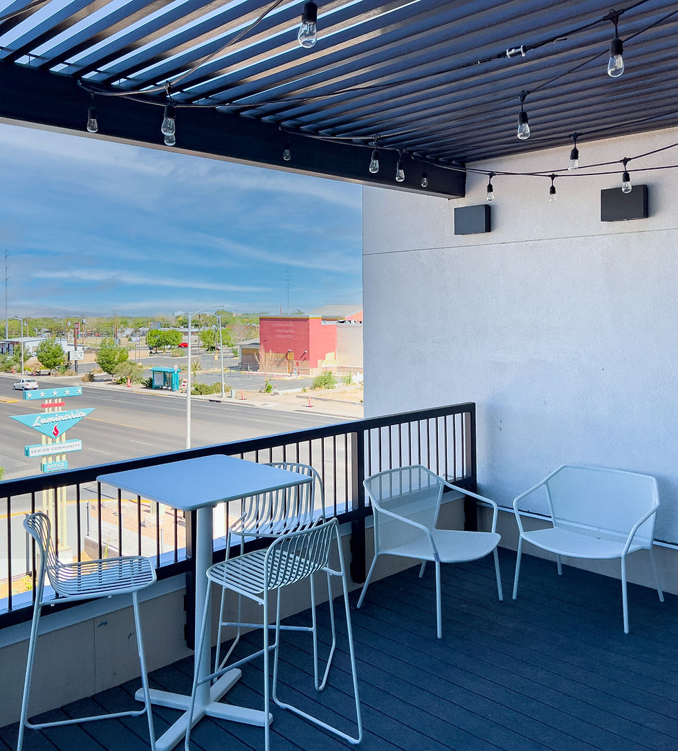 Balcony facing west side of Albuquerque