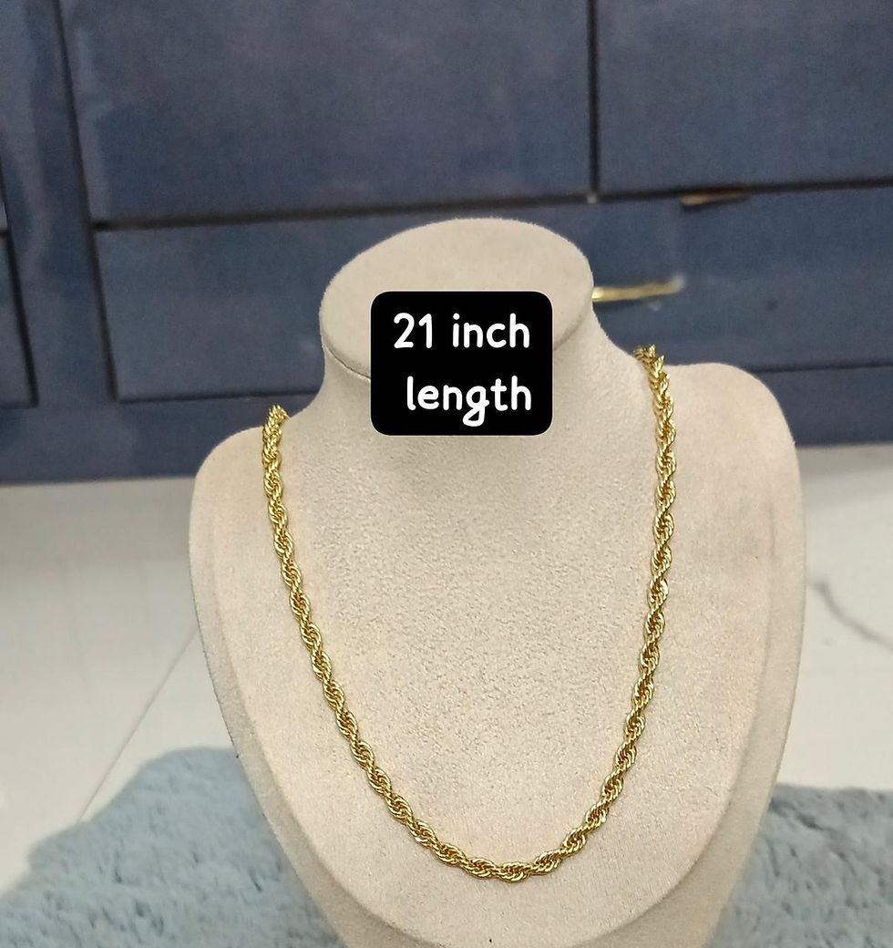 Twisted Rope Chain Necklace