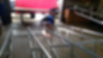 Welding commercial awning frame