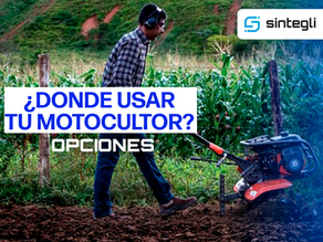 ¿Dónde podrías usar un motocultor?