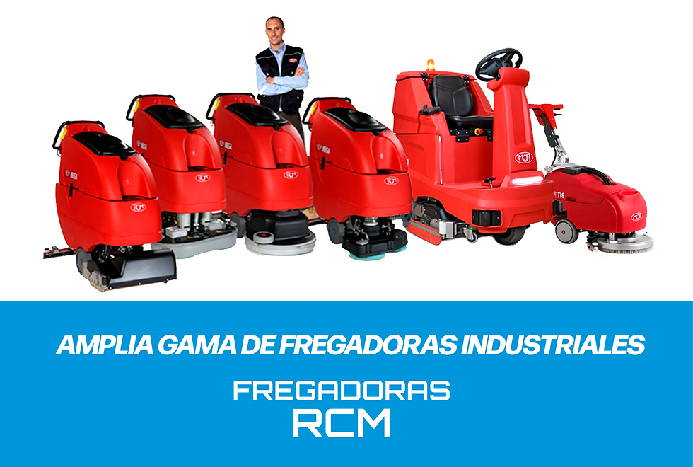 modelos de fregadoras industriales rcm