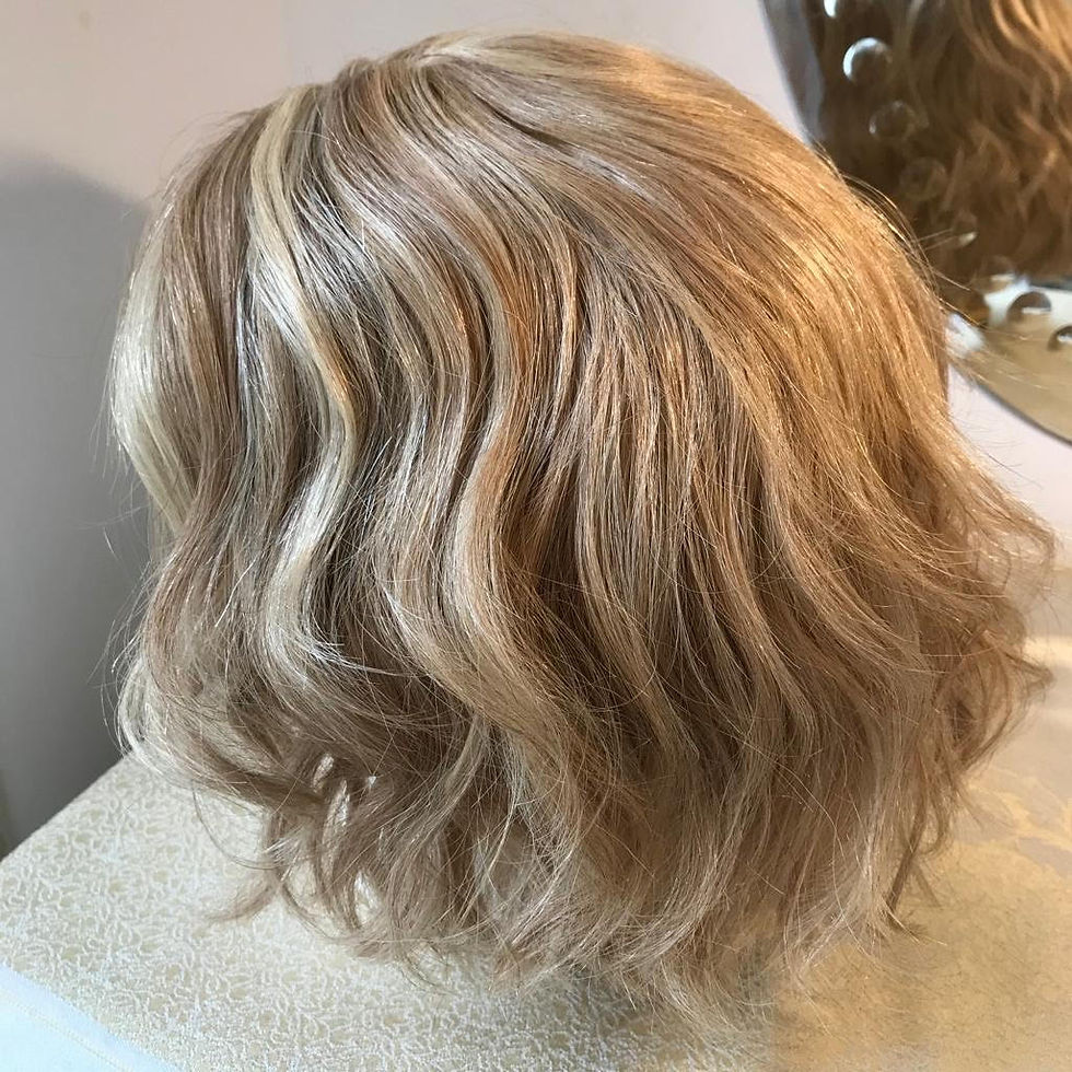 blonde wavy wig scotland